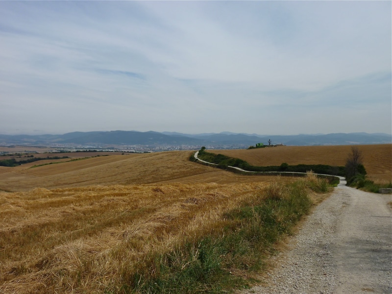 cloud - sky, trail, pamplona, camino de santiago, plant, landscape, 2K, pilgrimage, outdoors, spain, environment, idyllic, pilgrim, road, non-urban scene