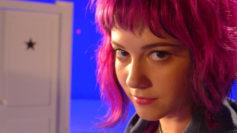 women, beauty, beautiful woman, adult, indoors, hairstyle, Mary Elizabeth Winstead, purple, one person, young women, Scott Pilgrim vs. the World, portrait