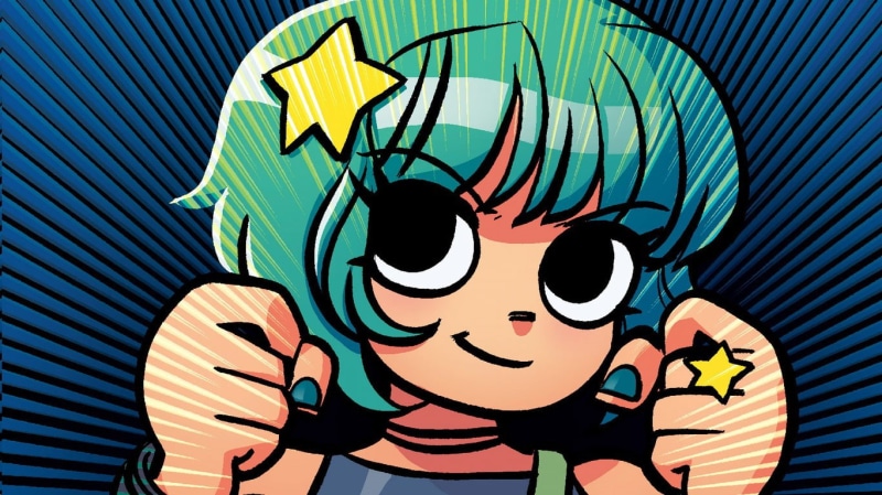 creativity, striped, pattern, art and craft, Ramona Flowers, 720P, Scott Pilgrim vs. the World, Scott Pilgrim, male likeness, day, outdoors, representation
