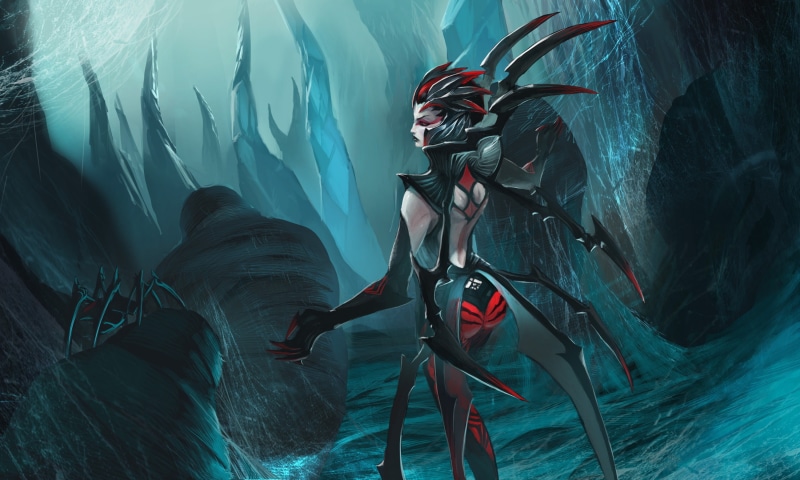 underwater, water, outdoors, animal wildlife, fish, artwork, Elise (League of Legends), sport, marine, undersea, animals in the wild, rock - object, solid