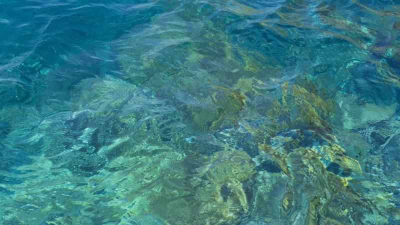 water, beauty in nature, day, santorini, turquoise colored, full frame, high angle view, transparent, nature, surface, 4K, rippled, backgrounds, outdoors