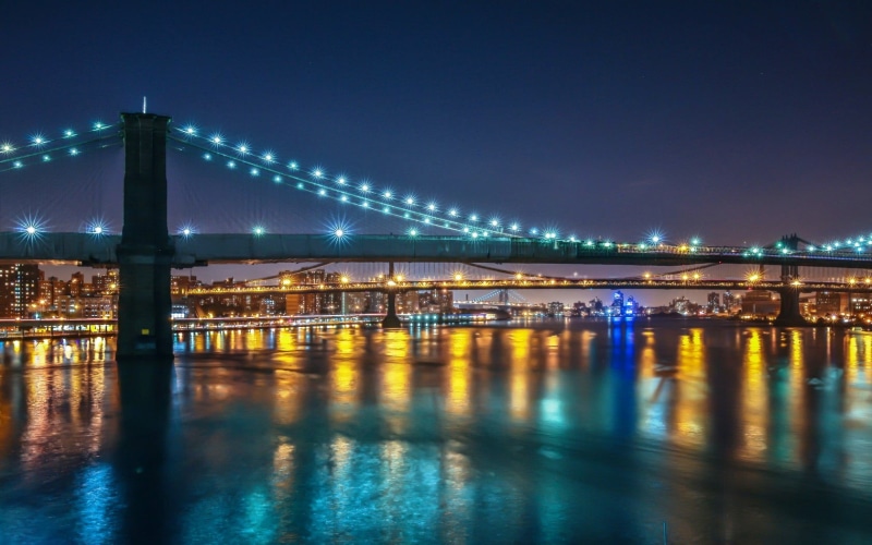 transportation, york, long, night, New York, 720P, new, nature, illuminated, gate, bridge, bridge - man made structure, city, sky, engineering, williamsburg