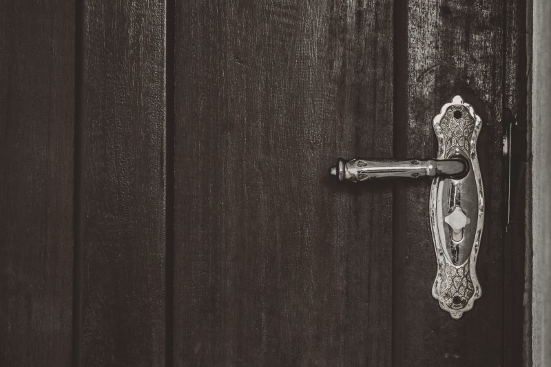 safety, handle, door, lock, steel, doorknob, keyhole, old, metal, design, grunge, key, timber, rustic, wood - Material, ancient, vintage, wooden, home