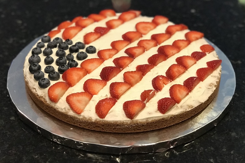 dessert, garnish, american flag, 2K, blue, flag, berry fruit, tray, national, food, tart - dessert, holiday, temptation, red, july, fourth, ready-to-eat