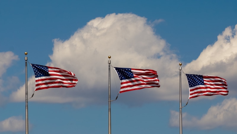 waving, pole, dom, uSA, american Flag, freedom, white, patriotism, symbol, flying, american Culture, flag pole, america, flag, sky, colours, striped, us