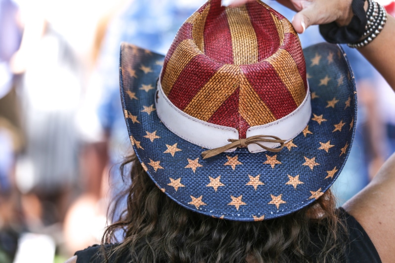 fourth, event, portrait, people, hairstyle, fourthe of july, cowboy, 2K, patriotic, 4th of july, focus on foreground, stars and stripes, american flag
