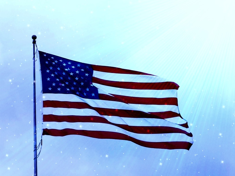 emotion, picture, united states of america, waving, american, red, july, states, nature, usa, patriotic, stripes, star shape, american flag, freedom, 2K
