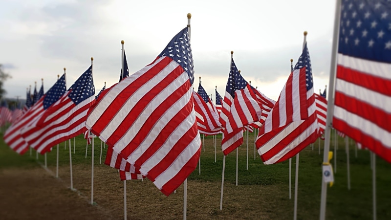star, in a row, dom, memorial, sky, nation, 1080P, american, symbol, glory, july, usa, symbolic, grave, red, united, outdoors, day, north america, cloud - sky