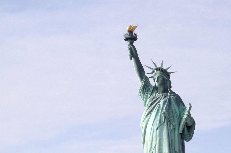 art and craft, statue of liberty, human representation, attraction, liberty, day, sculpture, nature, famous, landmark, photo, flaming torch, symbol, no people