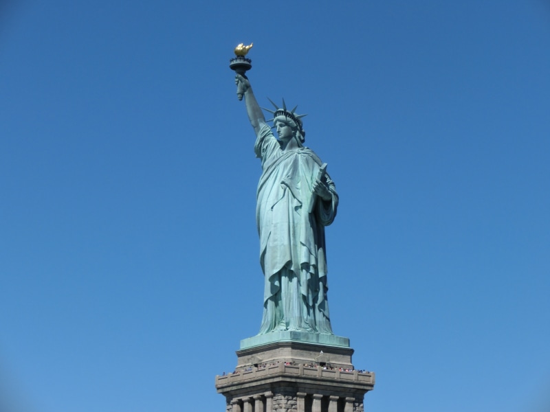america, blue, tourism, uSA, day, architecture, famous Place, liberty, freedom, nyc, travel, female likeness, york, new York City, craft, representation