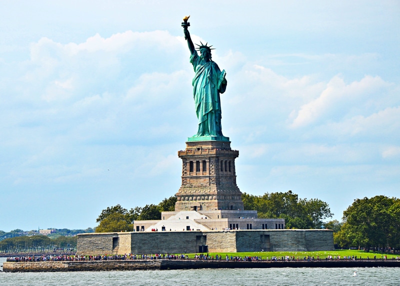 Freedom, copper, outdoors, liberty, tourism, nature, symbol, female likeness, liberty Island, architecture, history, Usa, new York Harbor, art and craft