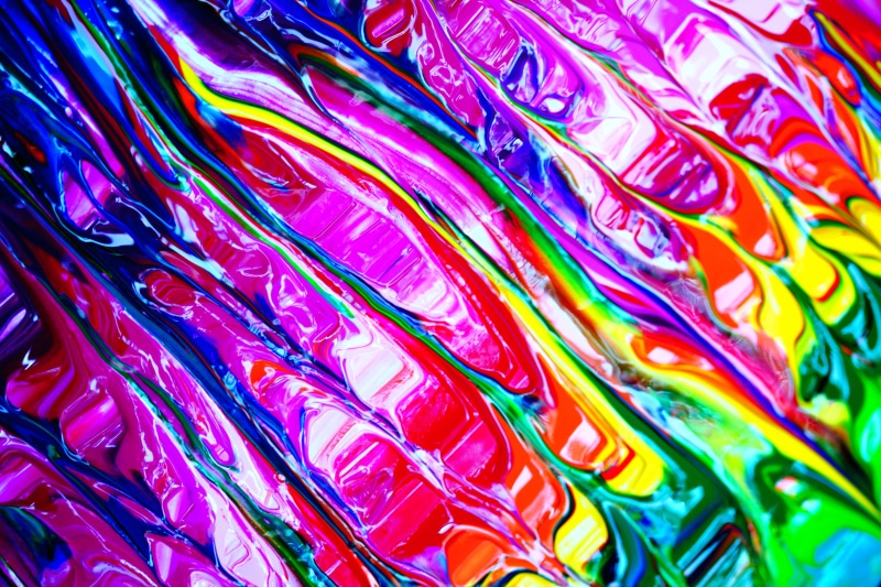 shiny, illustration, choice, textured, color, smudged, colourful, color palette, still life, bright, rainbow, beautiful, yellow, ripples, Gay Pride