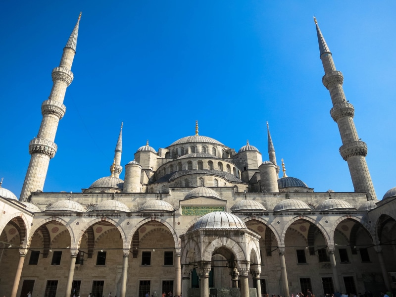 place of worship, religion, Turkey, no people, famous, historical, spirituality, sky, arch, ancient civilization, belief, beige, historic, spire, mosque
