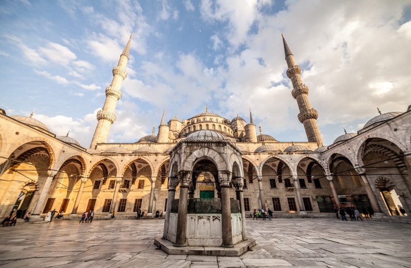 1080P, history, built structure, sultanahmet, outdoors, building exterior, travel destinations, religion, nature, day, Sultanahmet Camii, tourism, courtyard