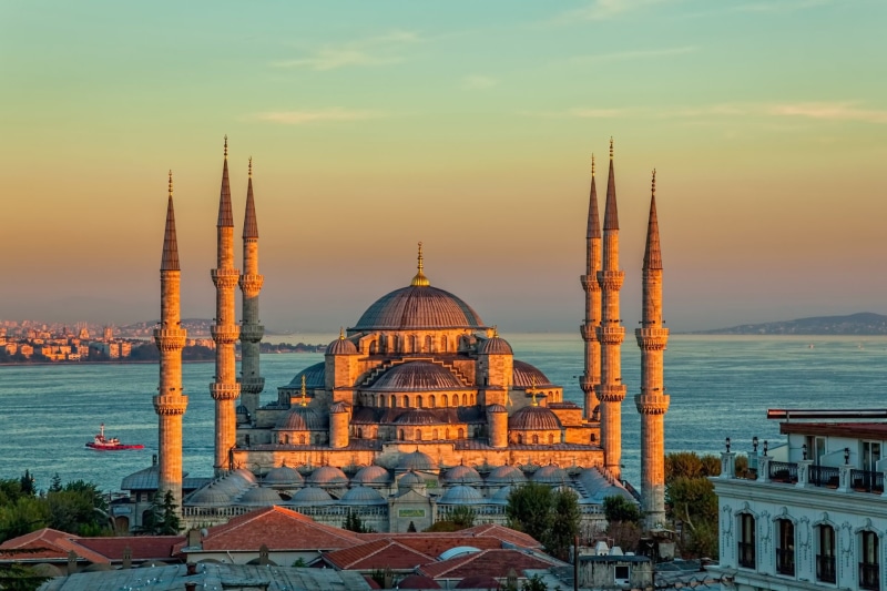 Mosques, Building, Sultan Ahmed Mosque, 1080P, Dome, Architecture, Istanbul, Mosque, Turkey