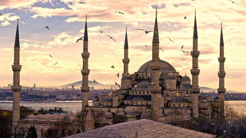 Sultan Ahmed Mosque, Istanbul, turkey, Islam, Mosque, 1080P