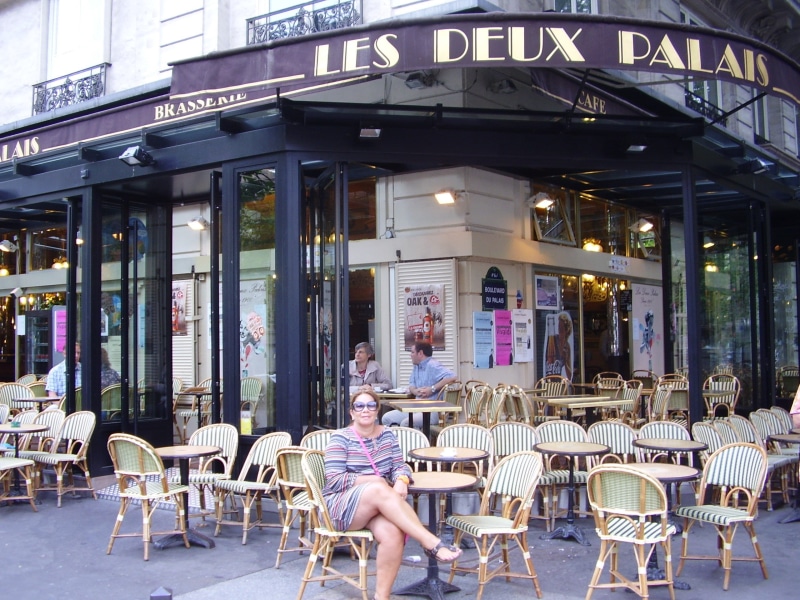 pigale, Parisian Cafe, one person, glass, illuminated, france, sidewalk cafe, leisure activity, Paris, 2K, paris, architecture, built structure, real people