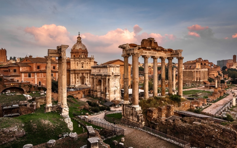 Roman, Italy, Forum, Ruins, 1080P
