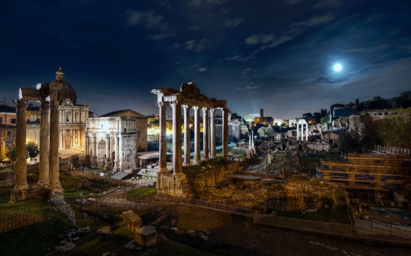 roman, italy, rome, forum, 1080P