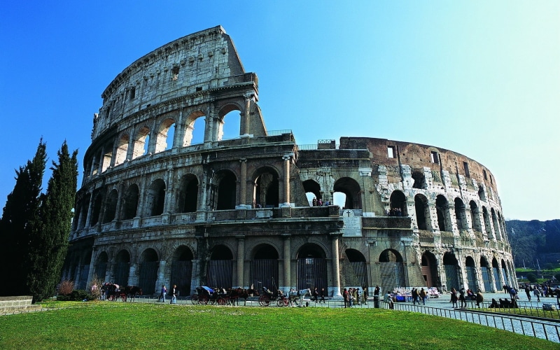 the Past, building exterior, coliseum, stadium, ancient, cultures, vacations, ruined, amphitheater, history, tourism, colosseum, italian Culture, outdoors