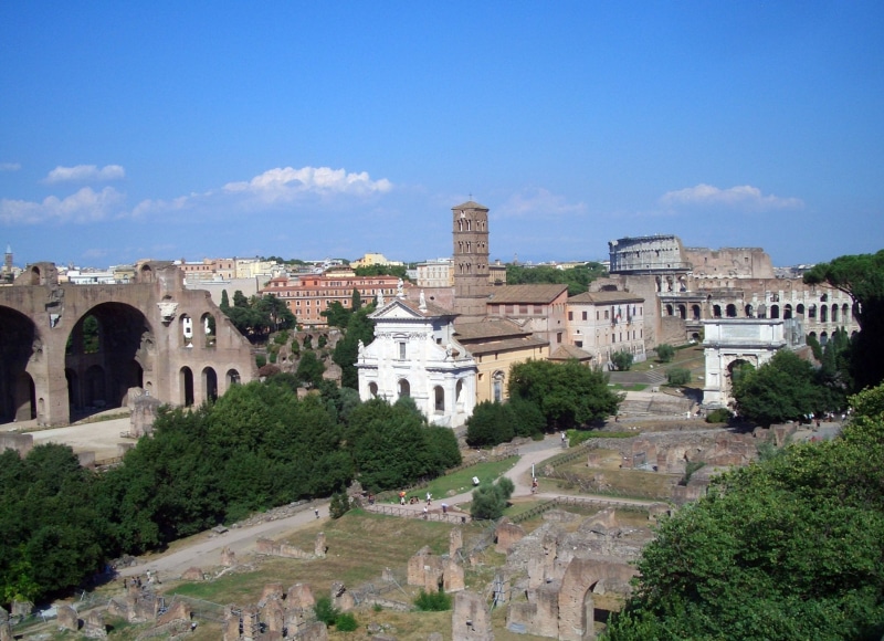 cloud - sky, the past, 1080P, italy, building exterior, excavation, outdoors, day, old ruin, no people, ruined, places of interest, architecture, historically