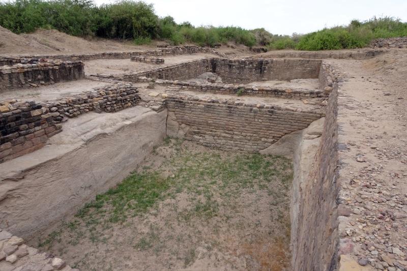 built structure, water management, india, ruins, travel destinations, tropic of cancer, structures, ancient history, tree, excavation, dholavira, great rann of kutch