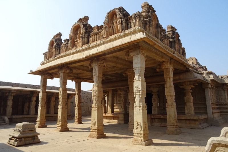 hazara rama temple, indian, belief, ancient civilization, architectural column, the past, outdoors, religion, Temple, karnataka, colonnade, architecture