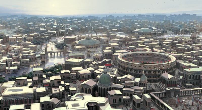 city, architecture, outdoors, place of worship, travel destinations, building, office building exterior, crowded, Rome, settlement, tower, townscape, day