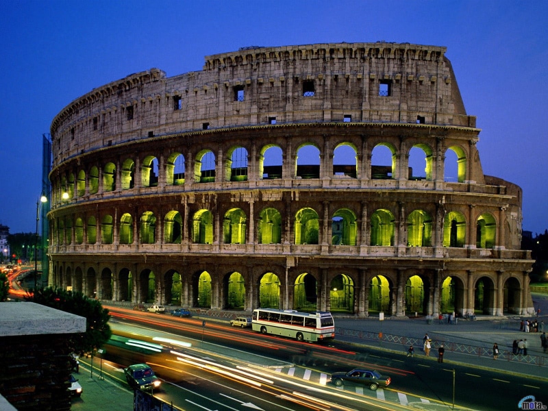 ancient, Colosseum, Rome, architecture, building, 720P