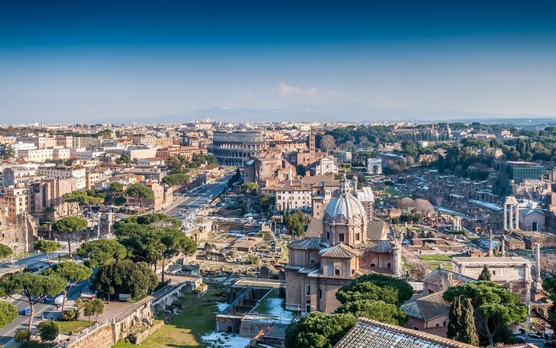 1080P, Colosseum, cityscape, Rome, cathedral, Italy, city