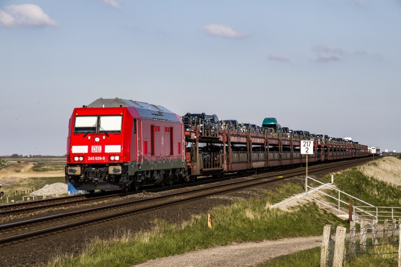 coast, nature, rail transportation, mode of transportation, railroad Track, Hindenburg, locomotive, sylt-shuttle, holiday, track, on the move, transit