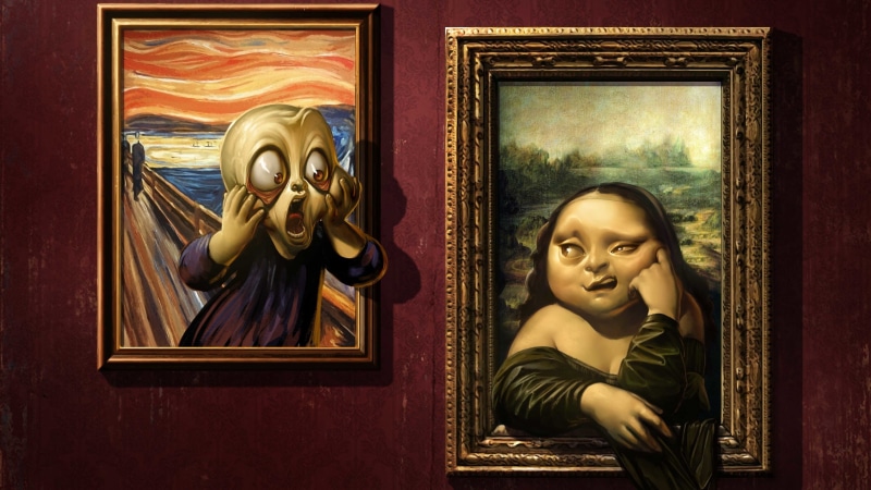Humor, 2K, Painting, Da Vinci, Funny, Mona Lisa