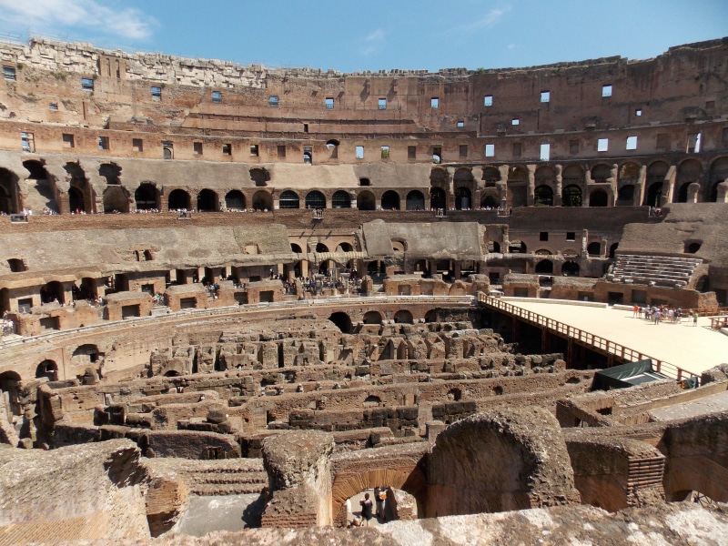 sky, colosseum, history, ruined, day, amphitheatre, 4K, ancient, travel, architecture, amphitheater, city, archaeology, arts culture and entertainment