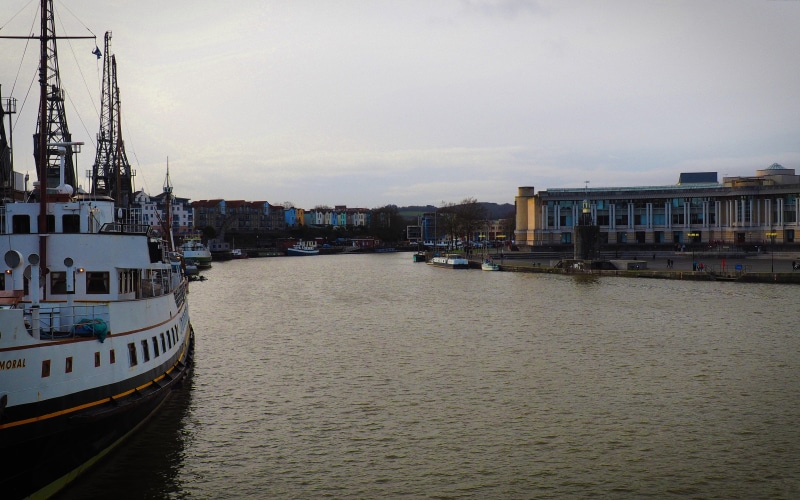 passenger craft, landscape, nautical vessel, architecture, nature, sky, day, amphitheatre, waterfront, ship, building exterior, united kingdom, harbour