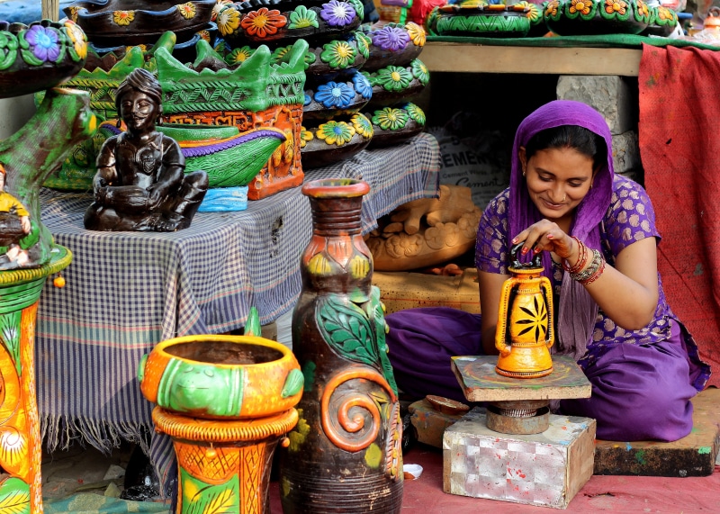 religion, art and craft, sculpture, thailand, buddha, temple - Building, creativity, small business, human representation, painting, business, spirituality