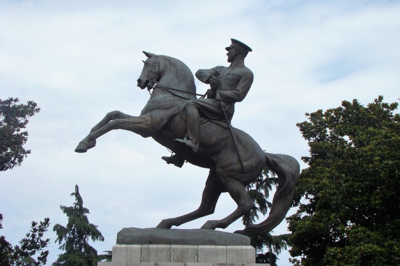 human representation, male likeness, livestock, sculpture, memorial, horse, creativity, 2K, sculptures, art and craft, no people, on, atatürk, domestic animals