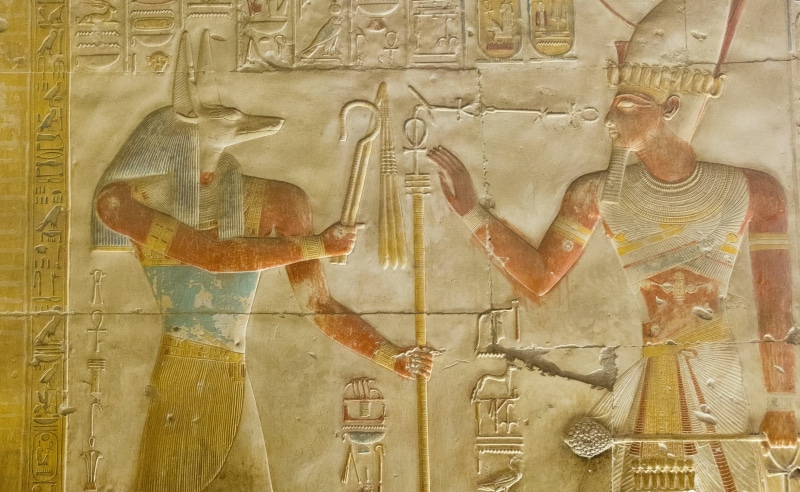 2K, Ankh, reliefs, Egyptian mythology, Anubis