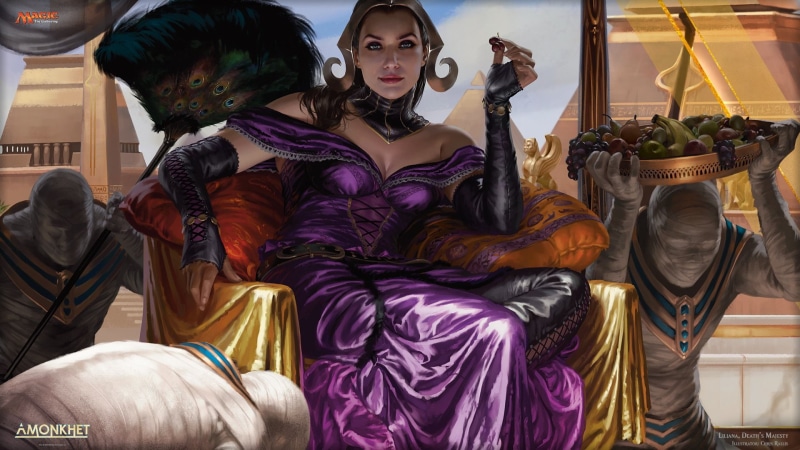 Liliana Deaths Majesty, Amonkhet (Magic: The Gathering), Mummy, Magic: The Gathering, 1080P, Planeswalker (Magic: The Gathering), Game, Liliana (Magic