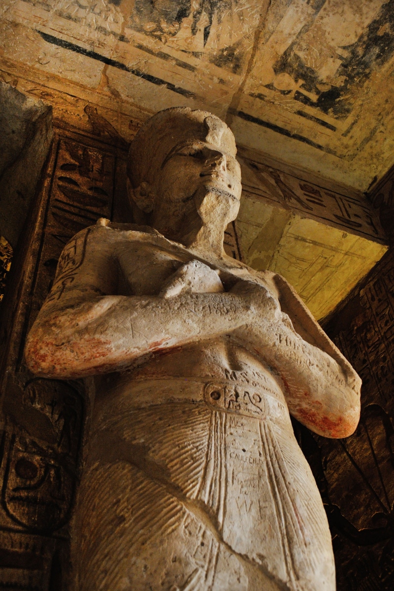 no people, egypt, hieroglyph, human representation, temple, creativity, sculpture, male likeness, old, abu simbel, grave, close-up, museum, architecture