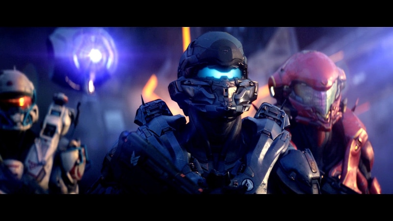 Osiris Squad, group of people, special forces, men, aggression, males, Halo 5: Guardians, illuminated, 1080P, standing, security, helmet, people, military