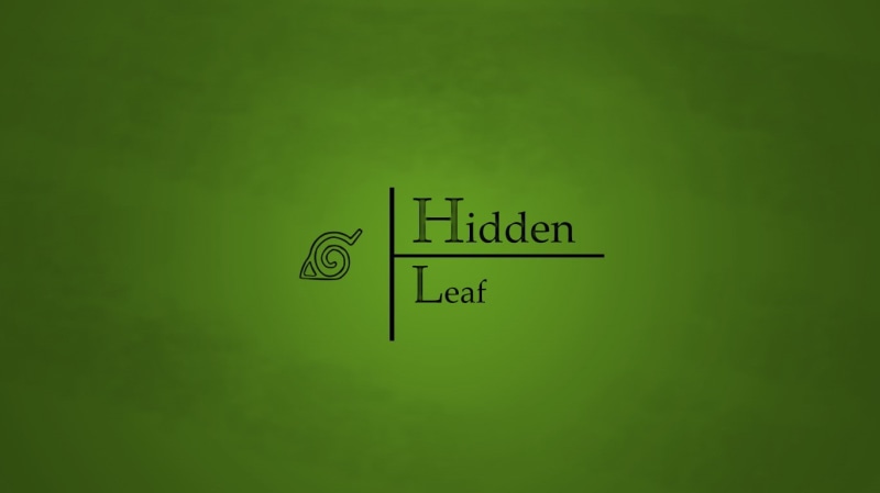 Naruto Shippuuden, minimalism, 720P, Konoha, green background