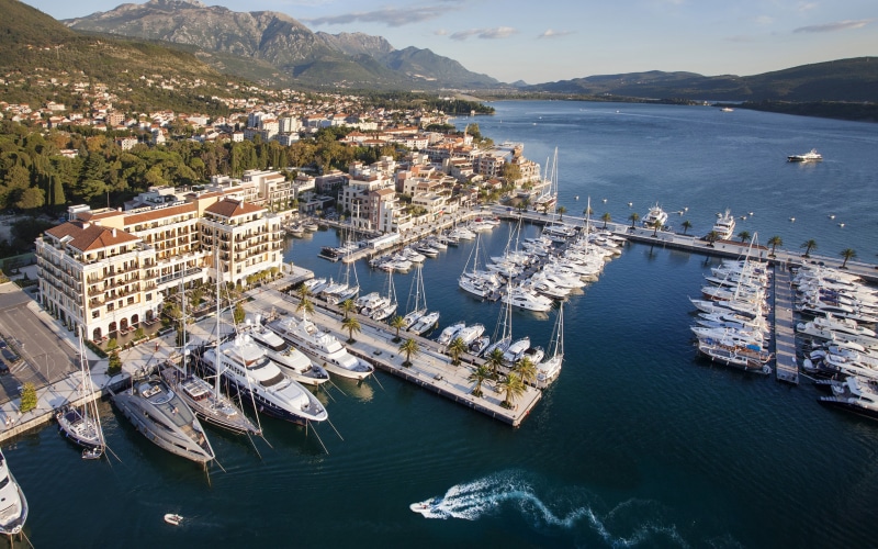 mode of transportation, yacht, montenegro, outdoors, 4K, cruise ship, high angle view, travel destinations, building, nautical vessel, transportation