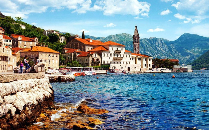 1080P, perast, desktop, bay, montenegro, northwest, old, hd, town, kotor, resolutionx, kilometers