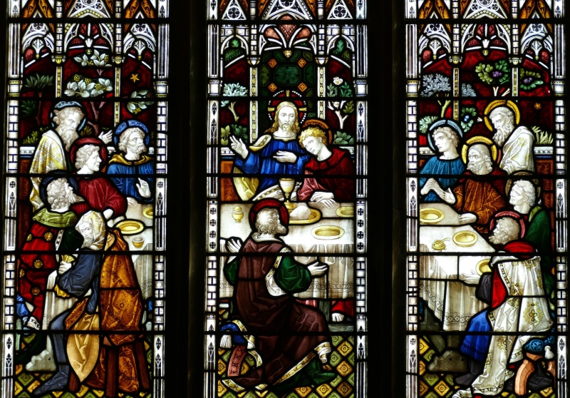 art and craft, place of worship, religion, pattern, belief, christ, religious, day, glass, creativity, last supper, architecture, human representation