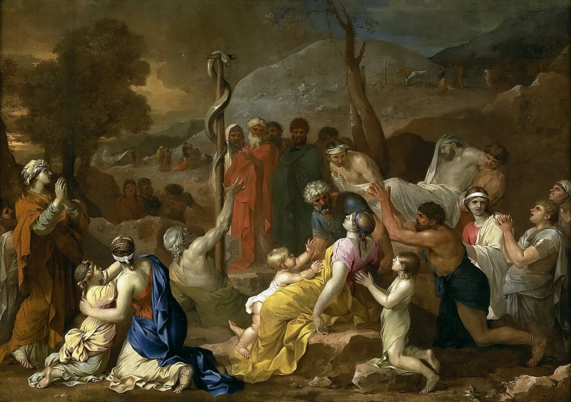 Sebastian Bourdon, picture, 1080P, religion, mythology, genre, The Brazen Serpent