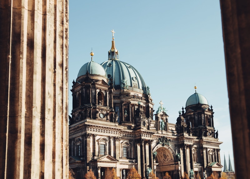 art, building exterior, dome, place, tourist, germany, urban, travel destinations, sunset, cathedral, sky, historic, spirituality, belief, outdoors, europe