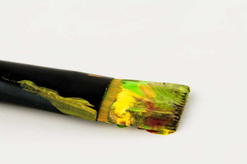 close-up, colorful, Tempera, green color, creativity, gray, relaxation, single object, artists, simplicity, Acrylic Paint, cut out, multi colored, yellow