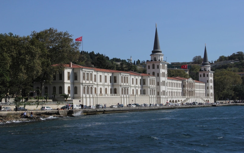 building exterior, outdoors, Turkey, architecture, waterfront, sky, brown, building, travel destinations, nature, tree, river, concrete, city, water, Turkish