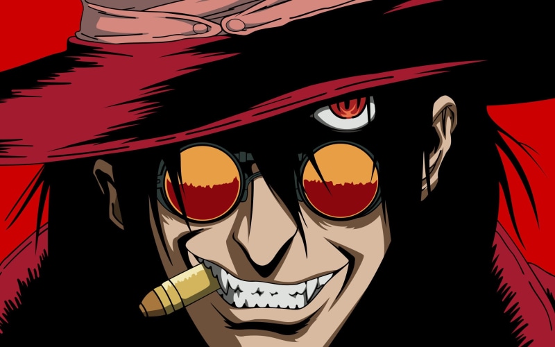 helsing, outdoors, day, nature, human representation, Alucard, no people, lifestyles, van, digital, Hellsing, 2K, text, close-up, art and craft, representation