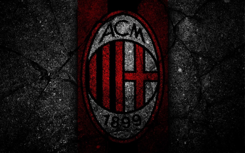 Soccer, A.C. Milan, Emblem, Logo, 2K